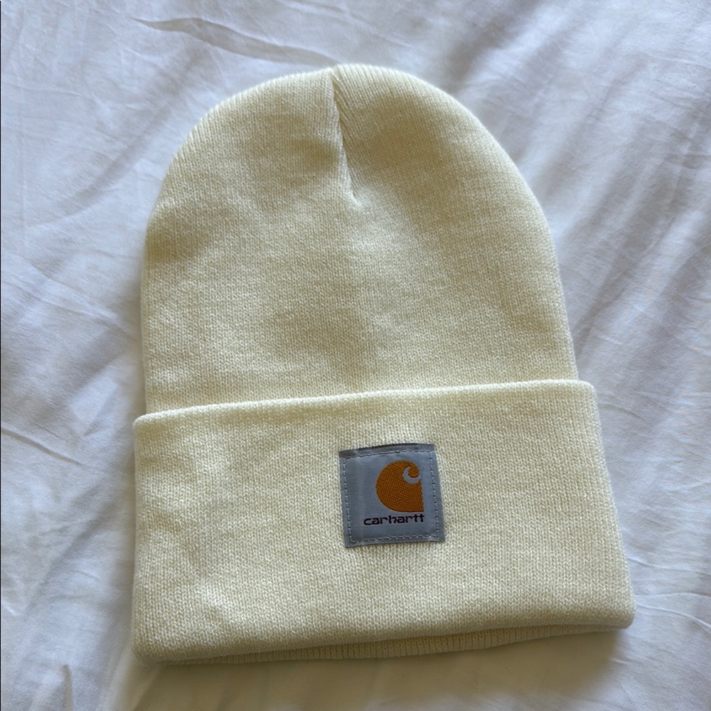 Carhartt Cream Beanie new no tags-SOLD